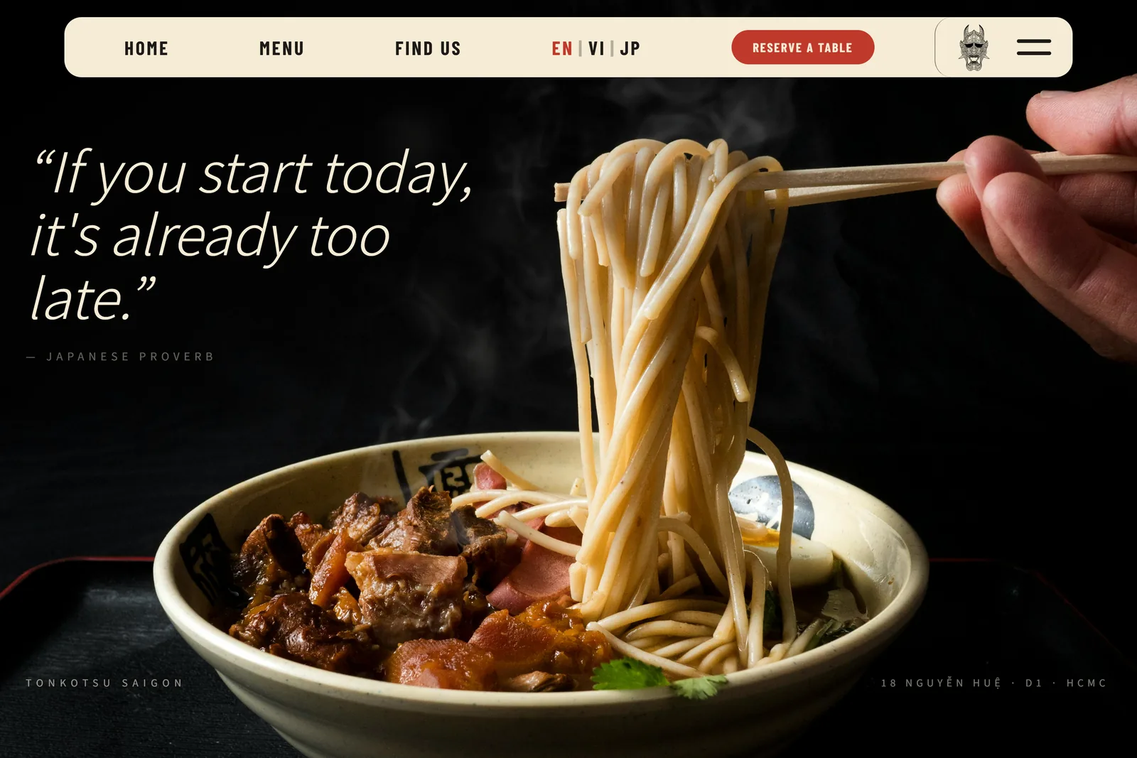 Tonkotsu Saigon — ramen restaurant, 18 Nguyễn Huệ, District 1 HCMC